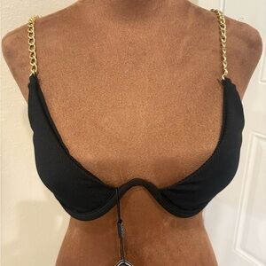 Zaful Charcoal Gray Ribbed Fabric